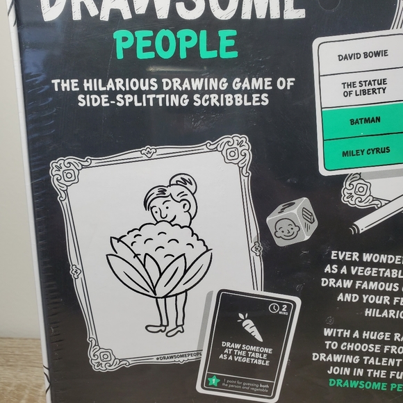 Drawsome People Board Game Family Games Ridleys games NWT - Picture 7 of 7